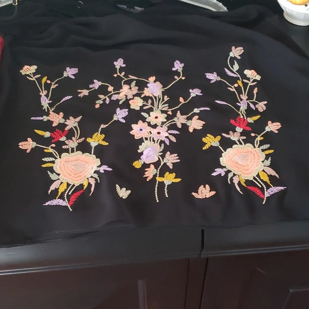 Single brand of Los Angeles embroidered camisole - Picture 4 of 7